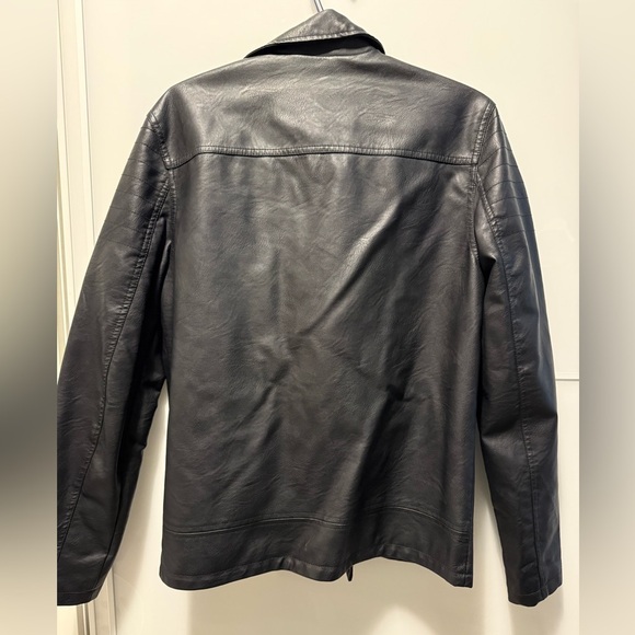 Chapter Black Leather Outerwear - Picture 3 of 4